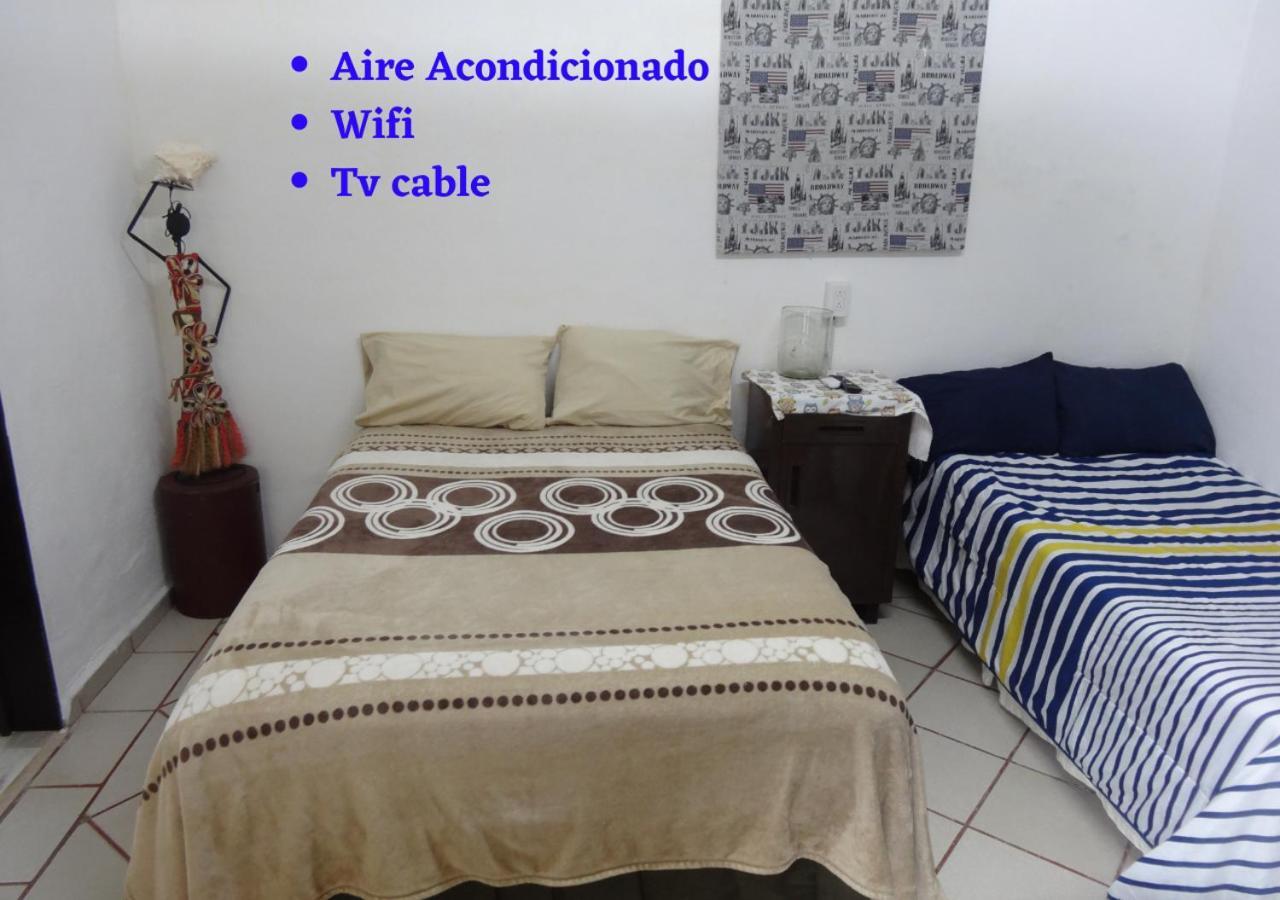 Habitaciones-Comodas-Aire-Wifi-Tv-Cerca De Playa-!!Excelente Precio II Manzanillo Exteriör bild